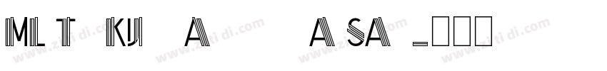 ML Tokyo Aurora San字体转换